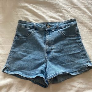 H&M high waisted denim shorts
